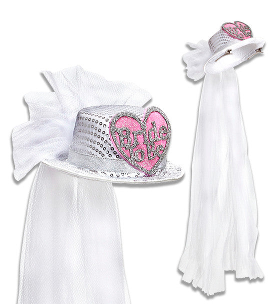 Minihatt med slöja, bride to be