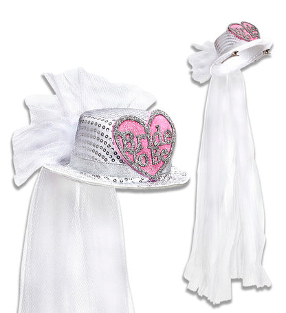 Minihatt med slöja, bride to be