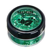 Moon Glitter Bio Chunky Glitter, green 3 g