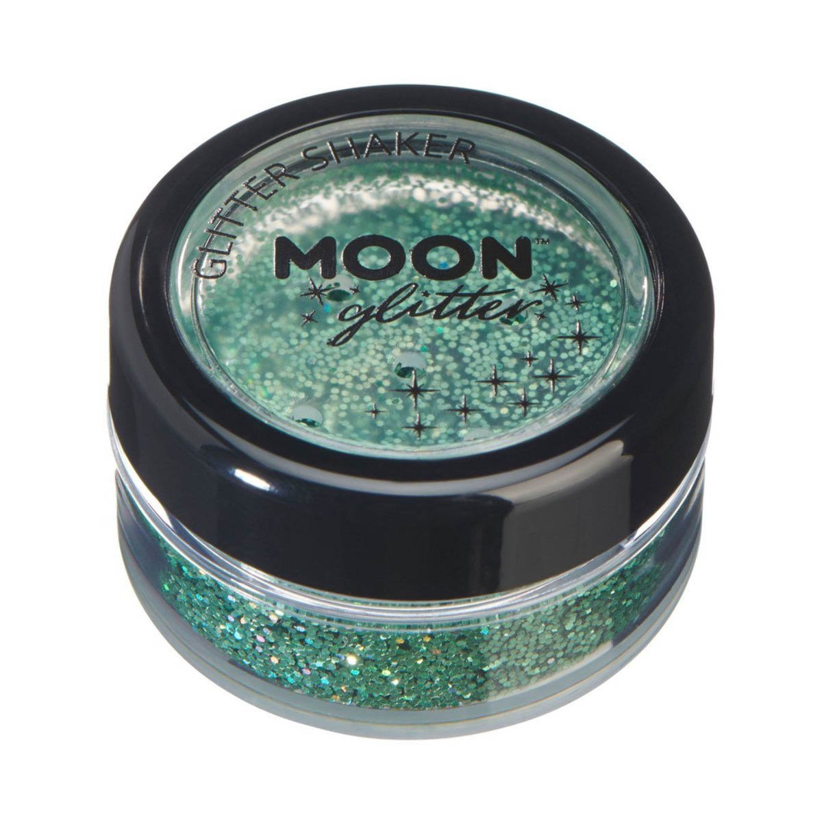 Moon Glitter Holographic Glitter Shakers, green 5 g