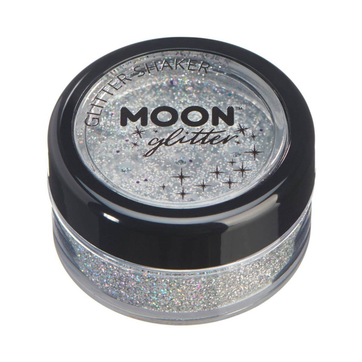 Moon Glitter Holographic Glitter Shakers, silver 5 g