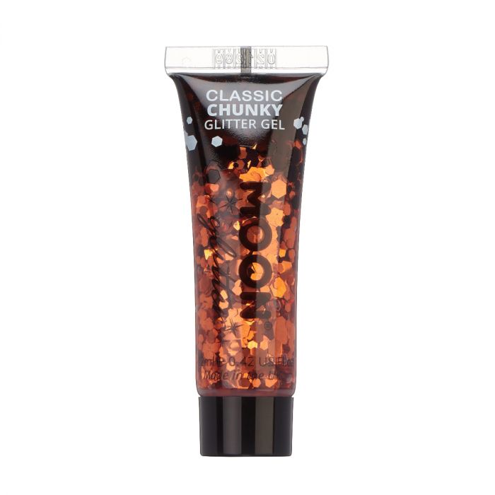 Moon Glittergel i tub, brons 12 ml
