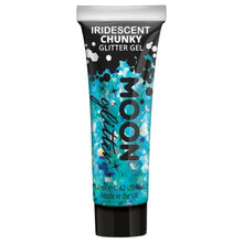 Moon Glitter Iridescent Chunky Glitter Gel, blue 3 g