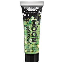Moon Glitter Iridescent Chunky Glitter Gel, green 3 g