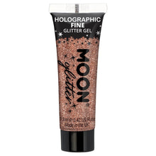 Moon Glitter Holographic Fine Glitter Gel, rose gold 12 ml