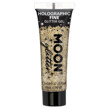 Moon Glitter Holographic Fine Glitter Gel, gold 12 ml