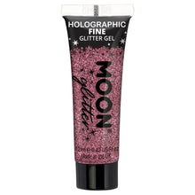 Moon Glitter Holographic Fine Glitter Gel, pink 12 ml
