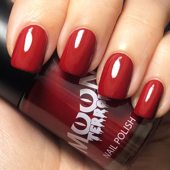 Moon terror nagellack, röd 14 ml