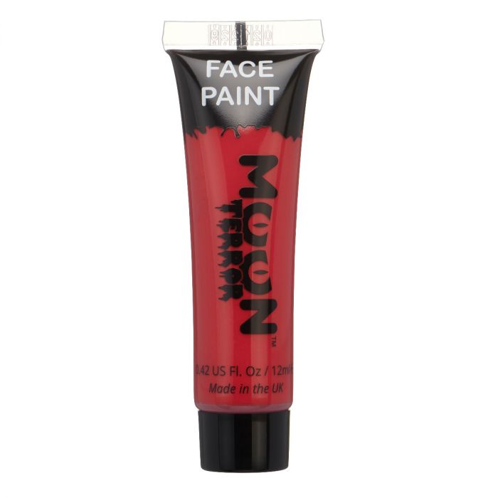 Moon terror smink i tub, röd 12 ml