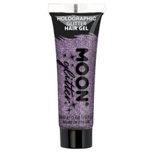 Moon Glitter Holographic Glitter Hair Gel, purple 20 ml