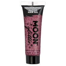 Moon Glitter Holographic Glitter Hair Gel, pink 20 ml