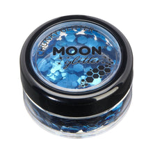 Moon Glitter Classic Chunky Glitter, blue 3 g