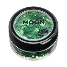 Moon Glitter Classic Chunky Glitter, green 3 g