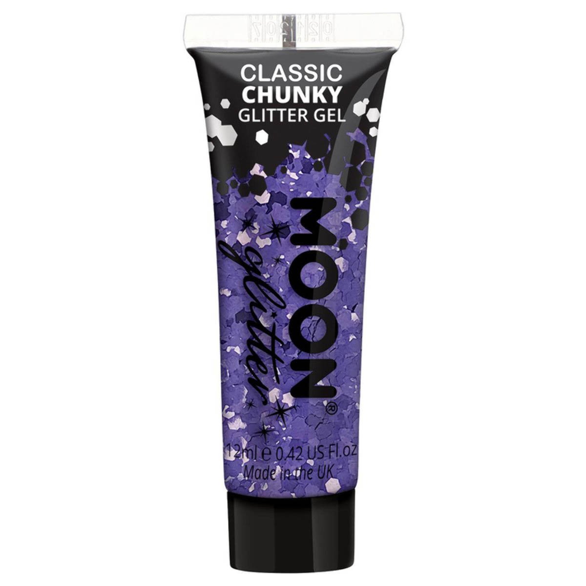Moon Glitter Classic Chunky Glitter Gel, lilac 12 ml