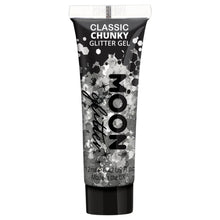 Moon Glitter Classic Chunky Glitter Gel, silver 12 ml