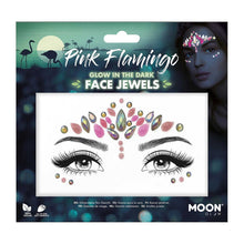 Moon glow in the dark kroppsstenar, Pink Flamingo