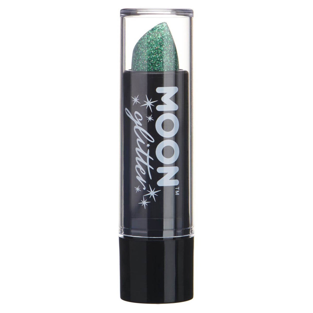 Moon Glitter Holographic Glitter Lipstick, green 5 g