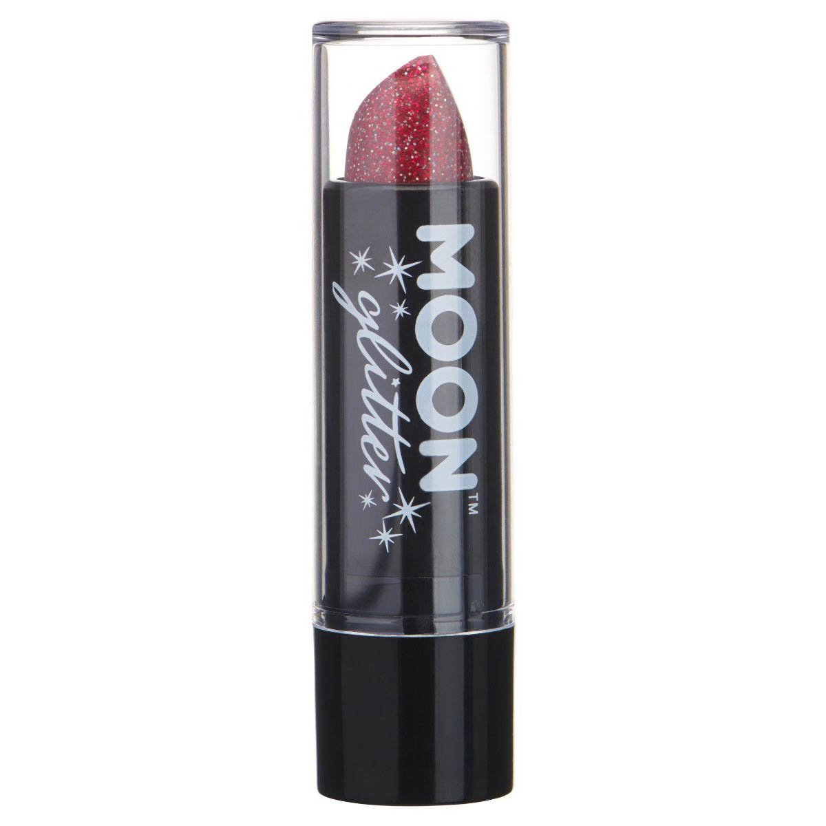 Moon Glitter Holographic Glitter Lipstick, red 5 g