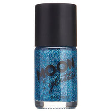 Moon Nagellack glitter, blå 14 ml