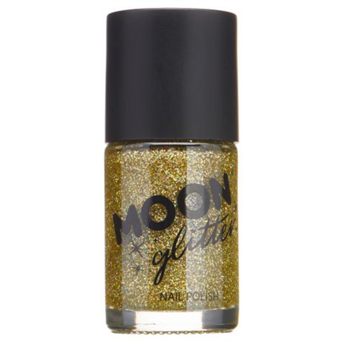 Moon Nagellack glitter, guld 14 ml