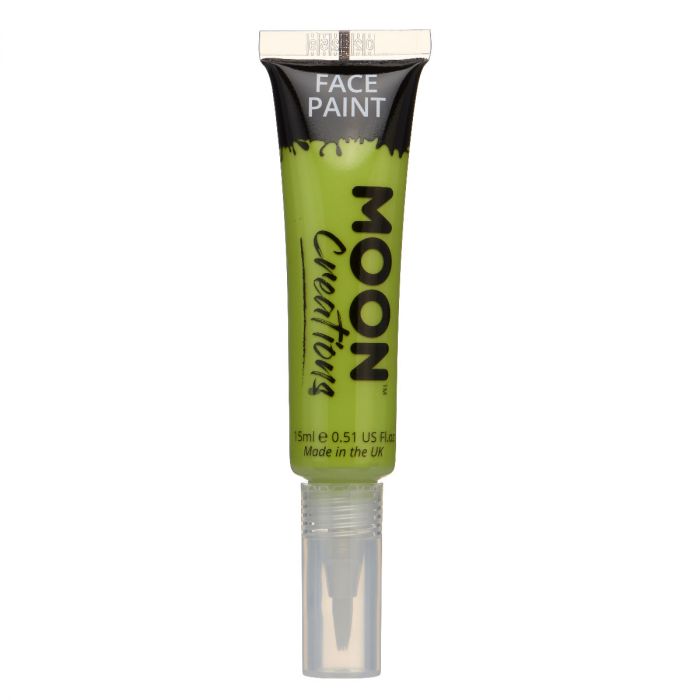 Moon Smink i tub med pensel, limegrön 15 ml
