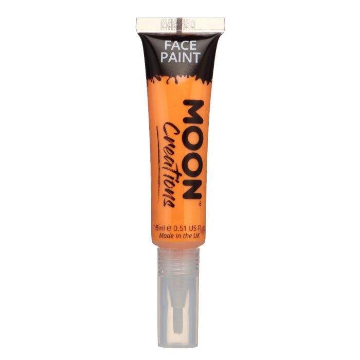 Moon Smink i tub med pensel, orange 15 ml