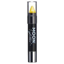 Moon Glitter Iridescent Body Crayons, yellow 3,5 g