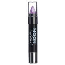 Moon Glitter Iridescent Body Crayons, purple 3,5 g