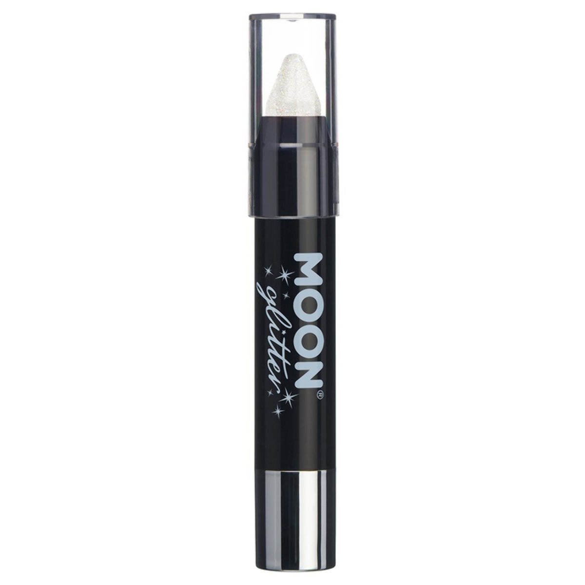 Moon Glitter Iridescent Body Crayons, white 3,5 g
