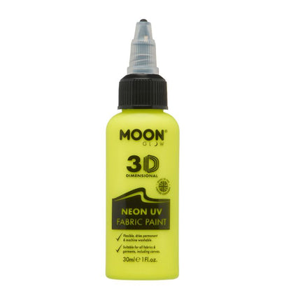 Moon Textilfärg 3D neon UV metallic gul