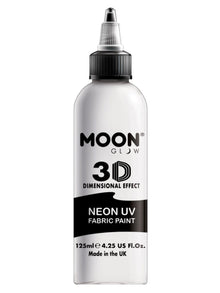 Moon Textilfärg 3D neon UV metallic vit