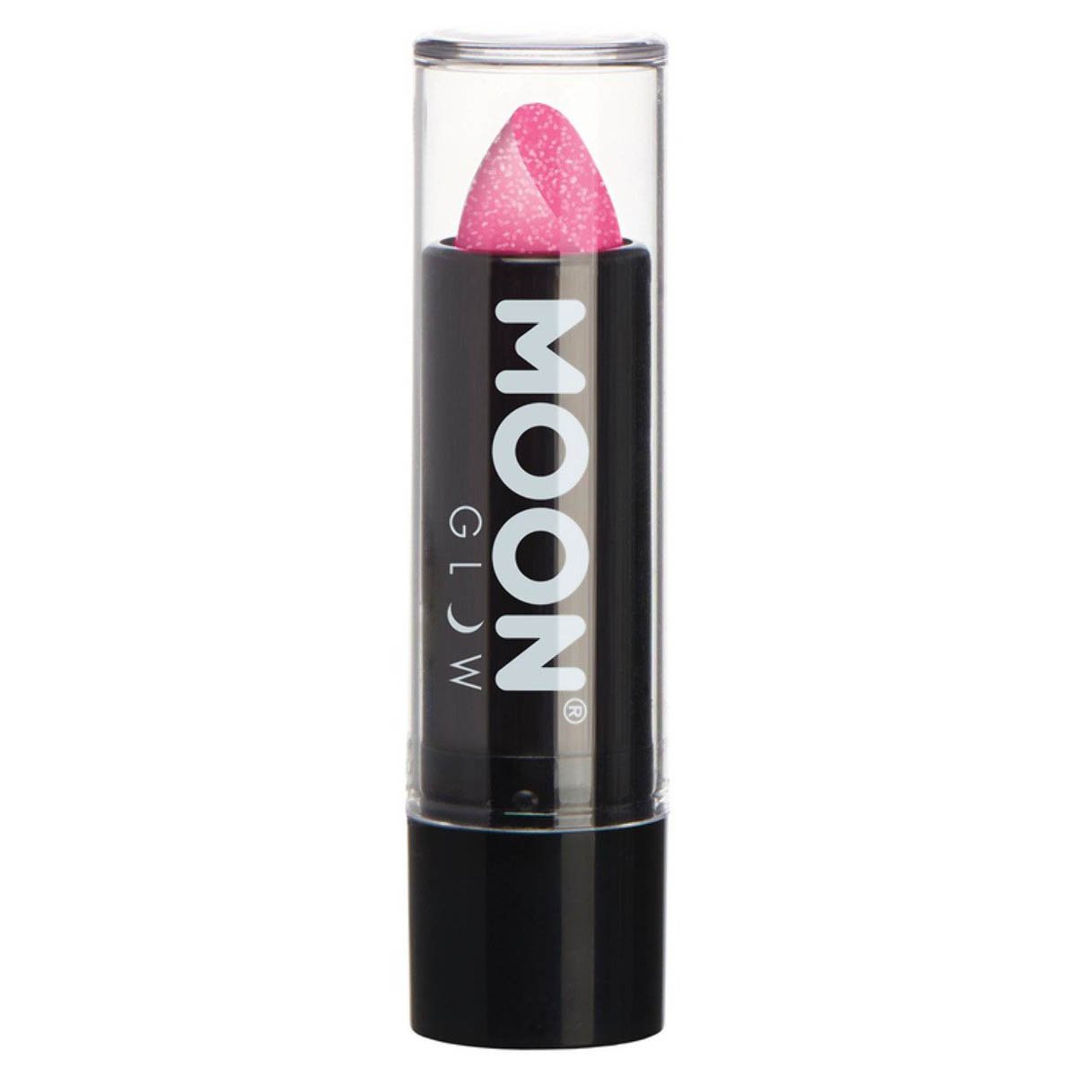 Moon Glow - Neon UV Glitter Lipstick, pink 5 g