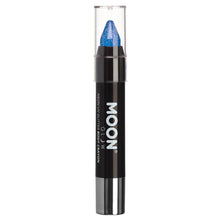 Moon Glow - Neon UV Glitter Body Crayons, blue 3,5 g