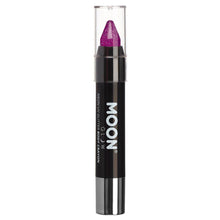 Moon Glow - Neon UV Glitter Body Crayons, purple 3,5 g