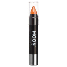 Moon Glow - Neon UV Glitter Body Crayons, orange 3,5 g