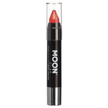 Moon Glow - Neon UV Glitter Body Crayons, red 3,5 g
