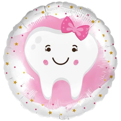 Folieballong, Mrs Tooth 45 cm