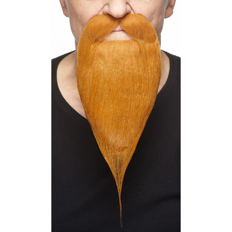 Mustasch med skägg, royal wizzard röd