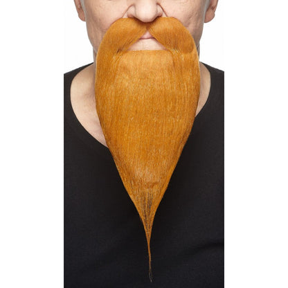 Mustasch med skägg, royal wizzard röd