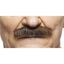 Mustasch, butler brun/grå