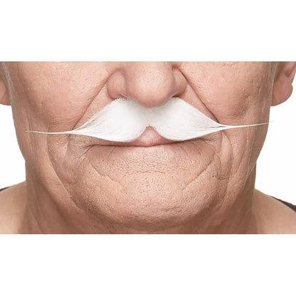 Mustasch, gentleman vit