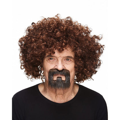 Mustasch, handyman brun