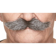 Mustasch, klondike svart/vit
