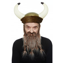 Mustasch med skägg, viking brun/grå