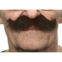 Mustasch, sheriff brun