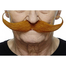 Mustasch, showman röd