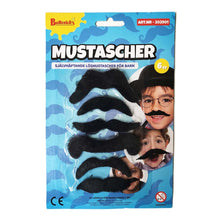 Mustascher, barn 6 st