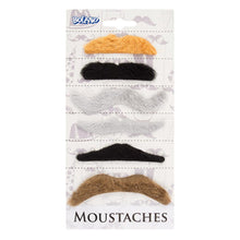 Mustascher, naturlig 6 st