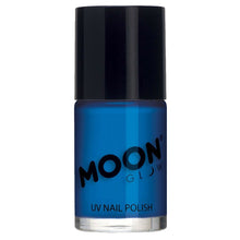 Moon Nagellack neon UV, blå 14 ml