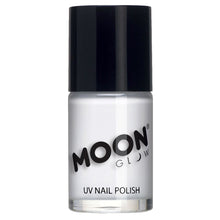 Moon Nagellack neon UV, vit 14 ml
